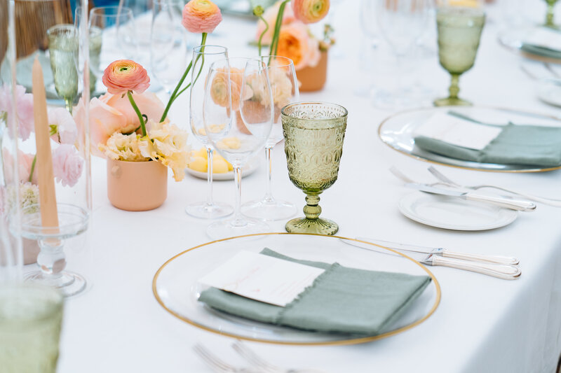 Bermuda Wedding Table Details
