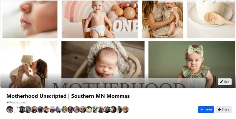 Free facebook group for supporting mothers.