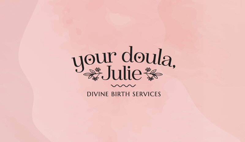 Secondary logo design for a doula