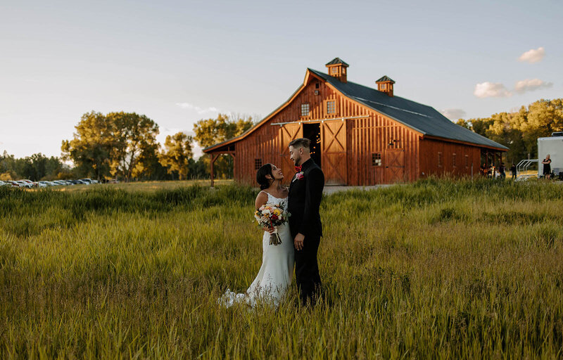 outdoor wedding venues in chama with a barn