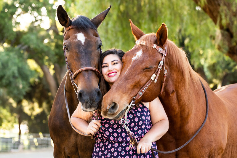 Rider and Horses in Irvine California