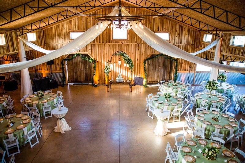 The Barn wedding venue in case of rain or cold weather, and makes for a terrific reception hall!