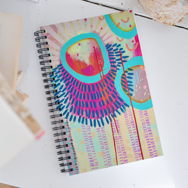 make me an angel spiral-notebook-white-front-657b6ee8c94b6