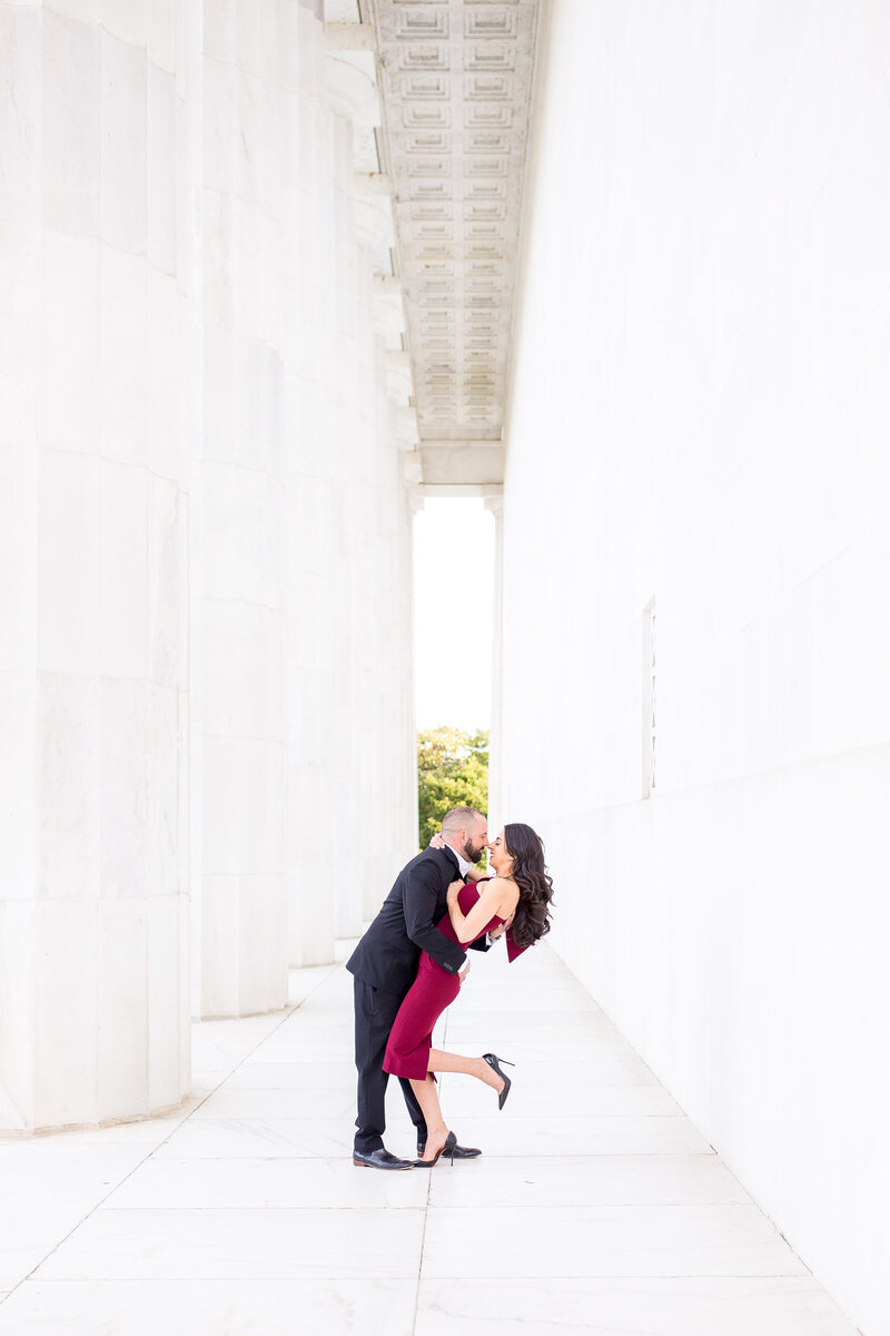 DC War Memorial Engagement Session by Virginia Wedding Photographer Taylor Rose Photography-7