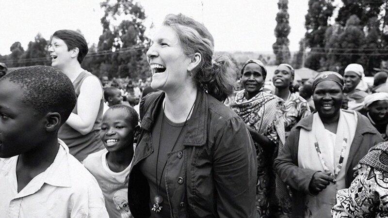 Celeste Mergens with Days for Girls in Kenya 2010