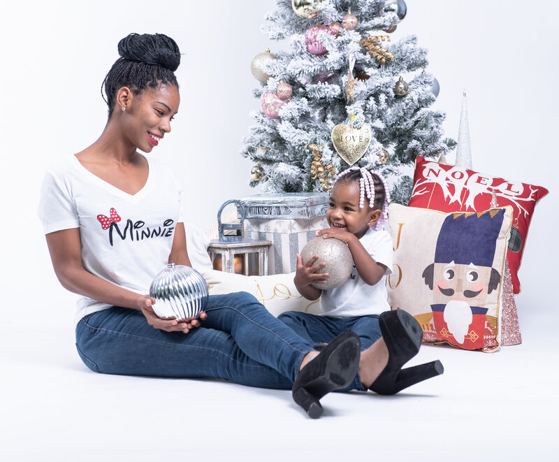 Mother daughter Holiday session