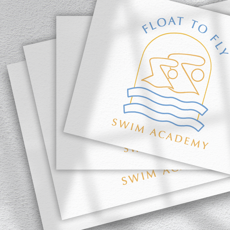 Float to Fly Business Card Mockup