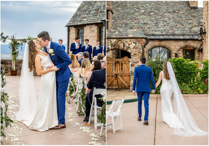 Outdoor Wedding Ceremony at Colorado Castle