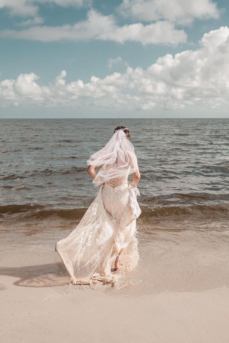 Professional Beach wedding photographers capturing beautiful moments on the sandy shore.