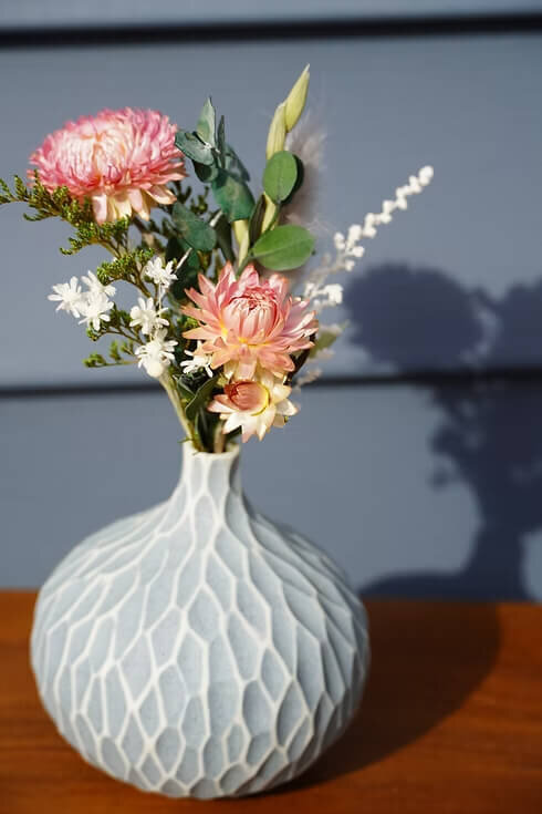 Strawflower Sprig Vase Set (7)