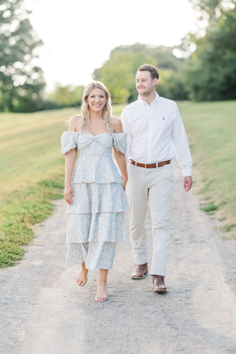 Couple holding hands by Knoxville Wedding Photographer Amanda May Photos