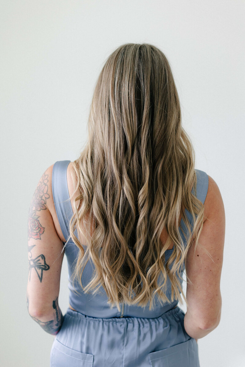 Austin style blowout created for a wedding guest at SoCo Dry Bar, perfect for lasting curl and elegance