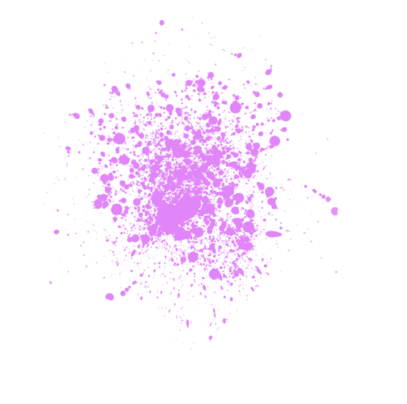 purple splatter