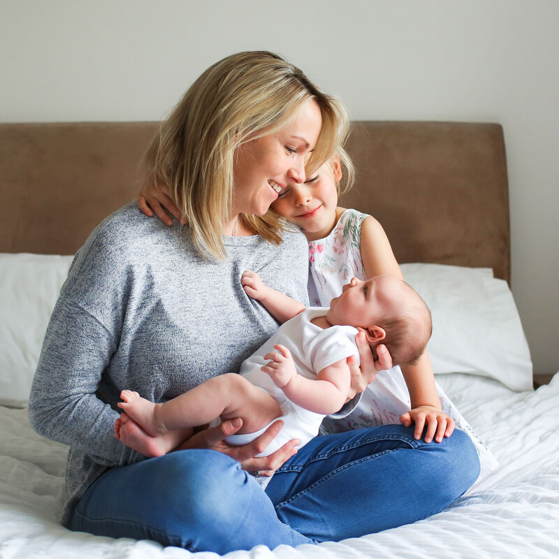 Capturing sweet moments of your new baby at home, covering Godalming and Haslemere