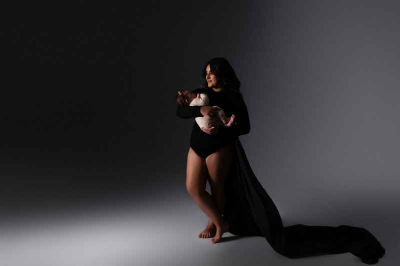 family photographer in dixon, ca. family portraits. photography session. motherhood. mommy n me. baby girl. editorial. in studio session