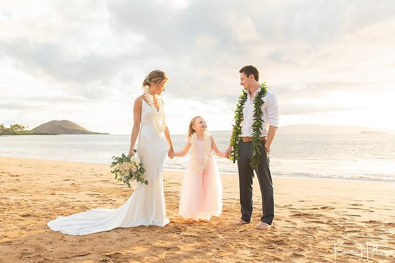 Maui beach wedding venue Po'olenalena Beach