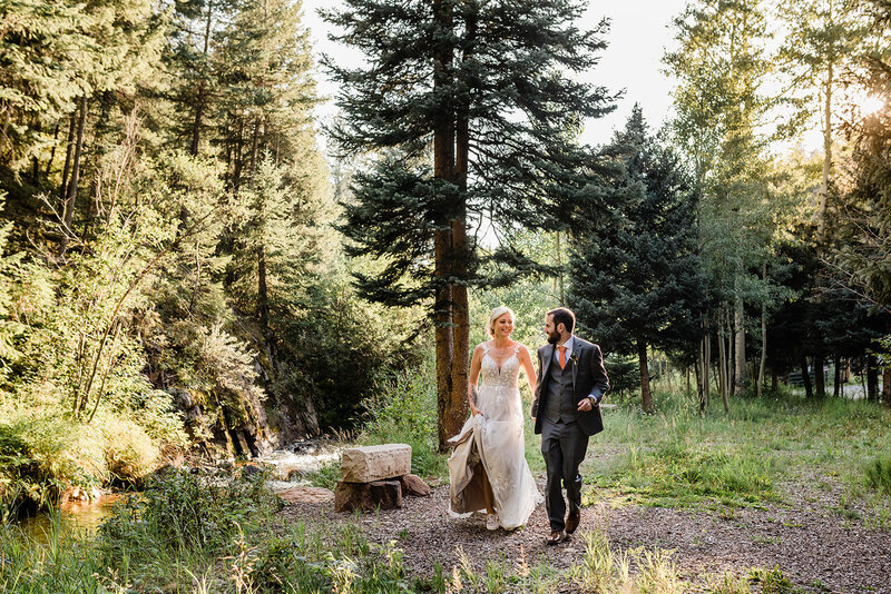 wedding in the Colorado mountains