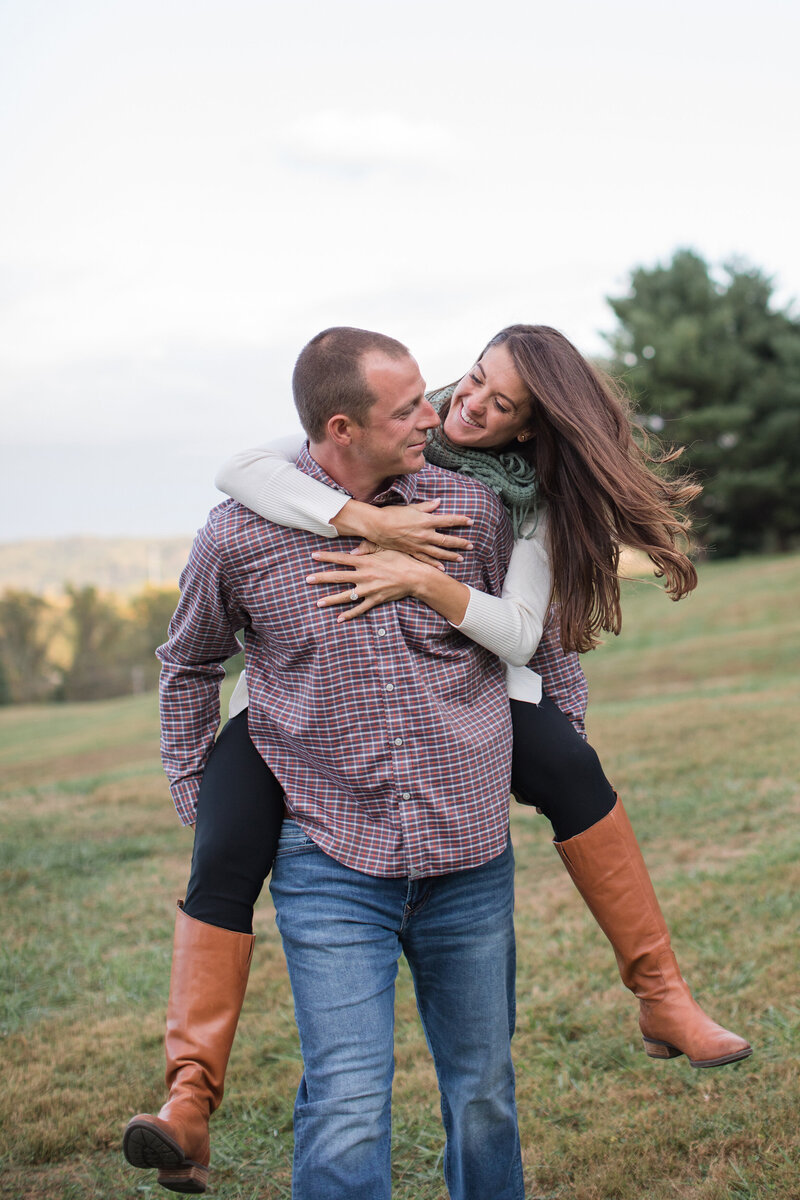 Baltimore, Maryland engagement photos in Oregon Ridge Park by Christa Rae Photography
