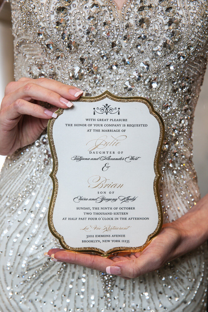 Elegant gold glitter traditional classic wedding 