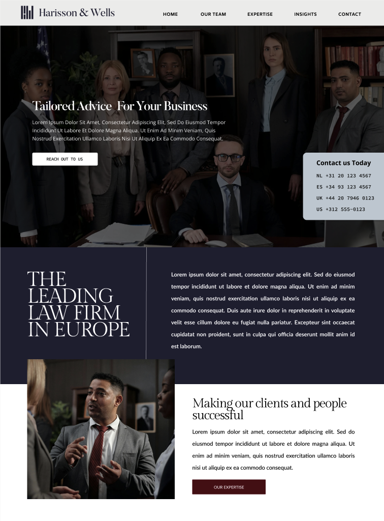 website law firm