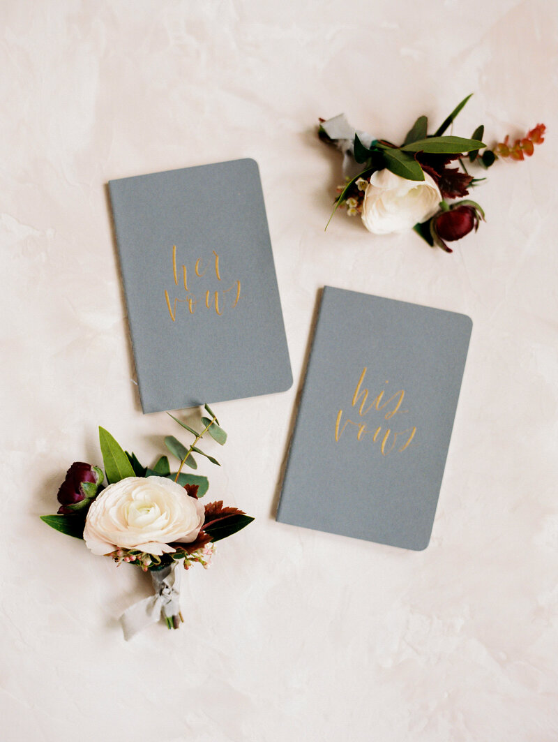 Vow Books for His and Her Vows