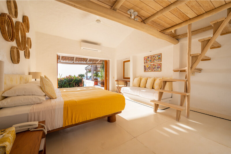1-Careyes-Mexico-Properties-Villas-Casita-Carioca-Bedroom-Garden-View-4067
