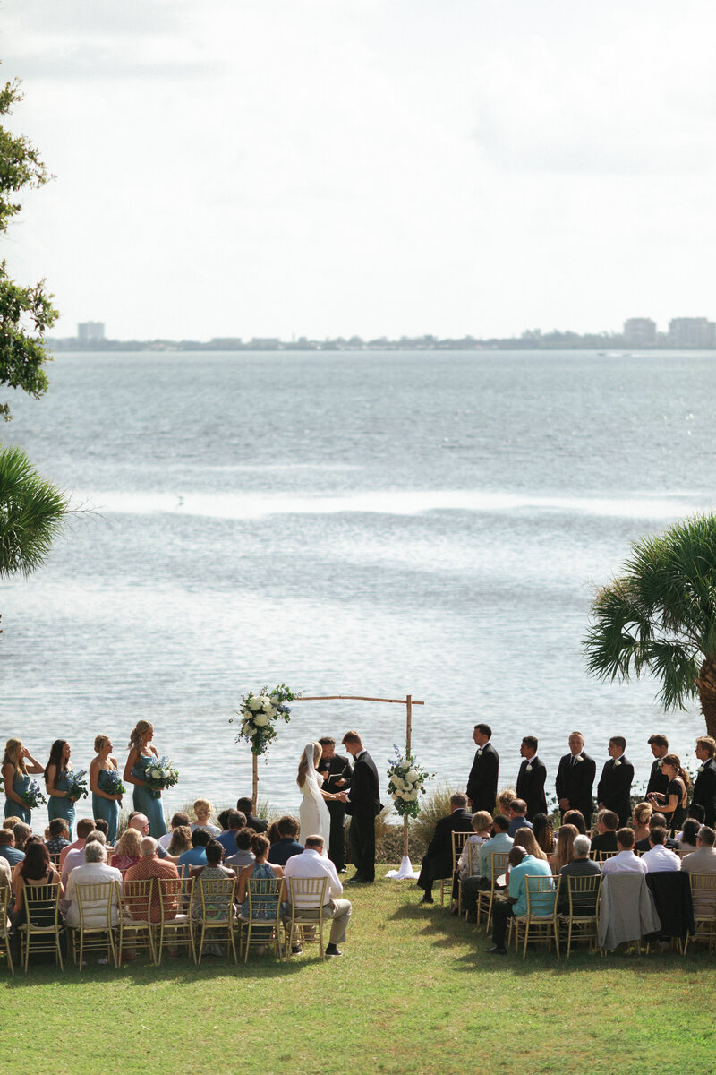 Sarasota Powel Crosley Wedding Venue Ceremony - Kenna Schott Photography