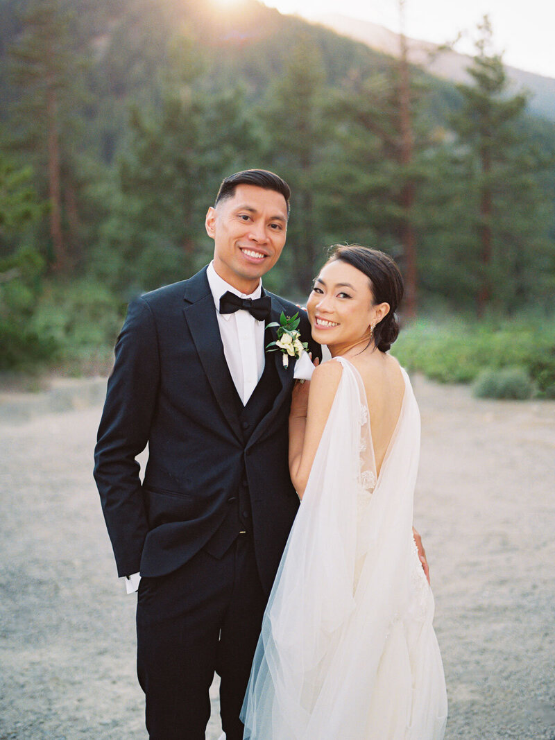 Lake Tahoe Tannenbaum Wedding Bride and Groom Photos