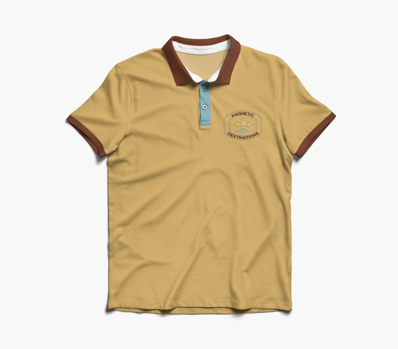 Magnetic Destinations Guides Shirt Mockup - Front