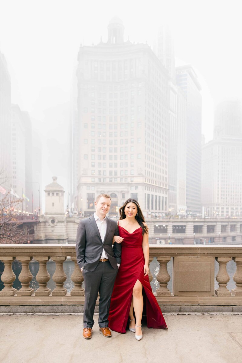 Downtown Chicago Engagement Session-16