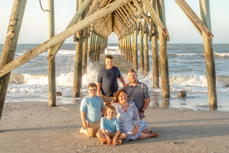 Beach Family Session -65