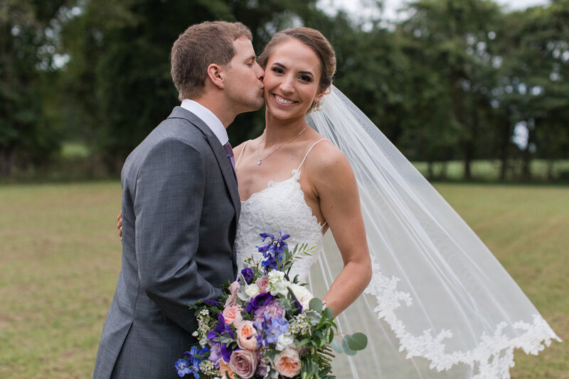Annapolis, Maryland private estate wedding photo of couple by Christa Rae Photography