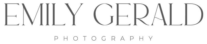 northern virginia studio newborn photographer emily gerald photography logo