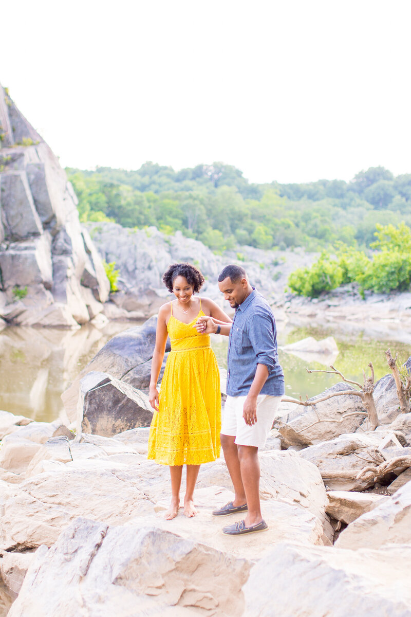Kelsey & Kevin  Great Falls Engagement Session  Taylor Rose Photography  Engagement Session-111