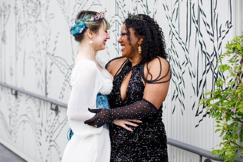 LGBTQIA+ Couple eloping in Brooklyn, NYC