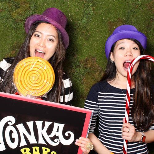 silly willy wonka theme booth