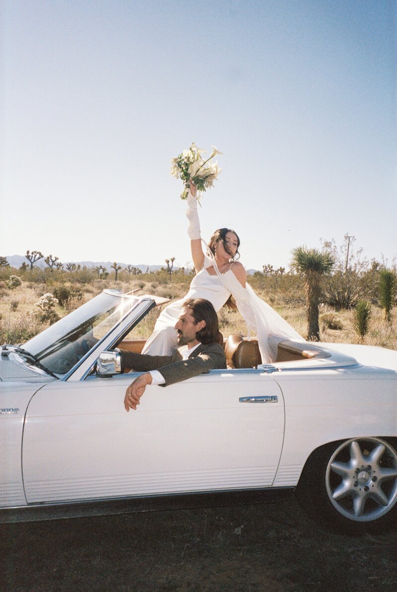 Intimate Wedding in Joshua Tree, California