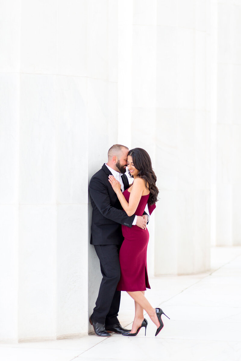 DC War Memorial Engagement Session by Virginia Wedding Photographer Taylor Rose Photography-11