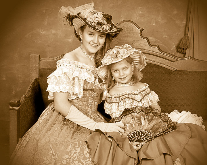 old time dresses