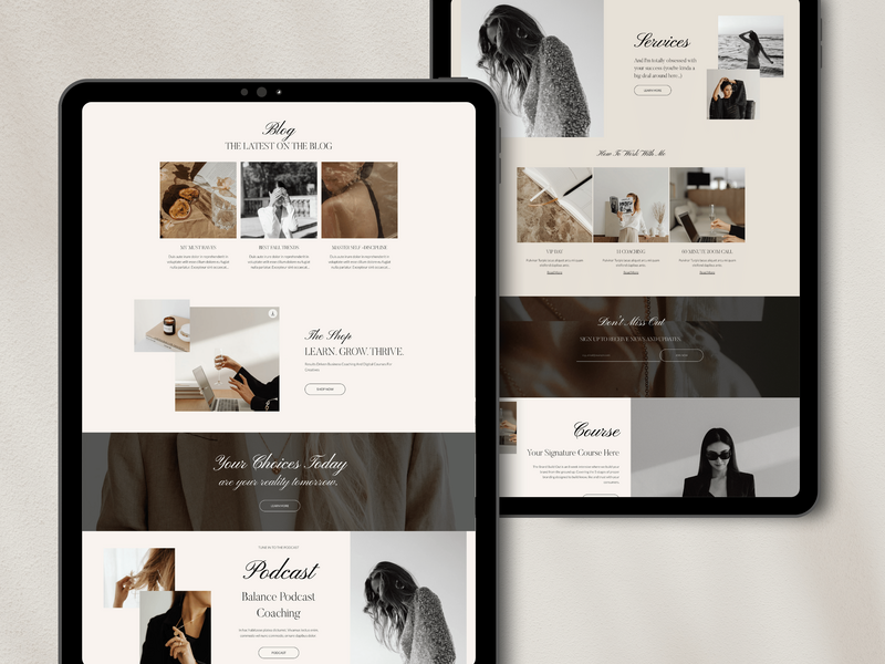 Our Premium Wix Templates will Help You Get Your Website Launched & Online Quickly