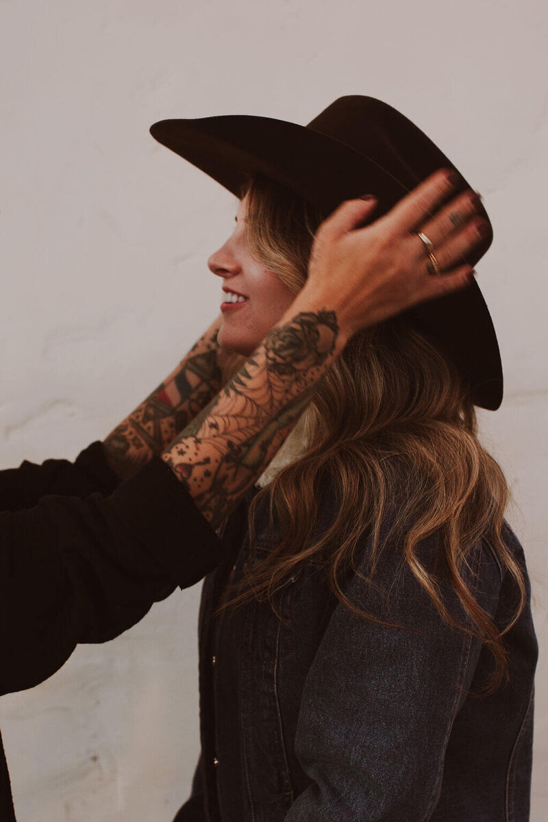 cowgirl and tattoos