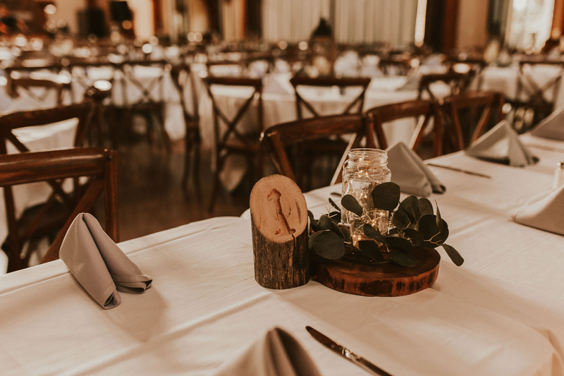 long table settings at barnwood events in madison, winconsin