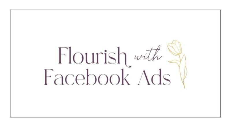 Flourish with Facebook Ads computer screen