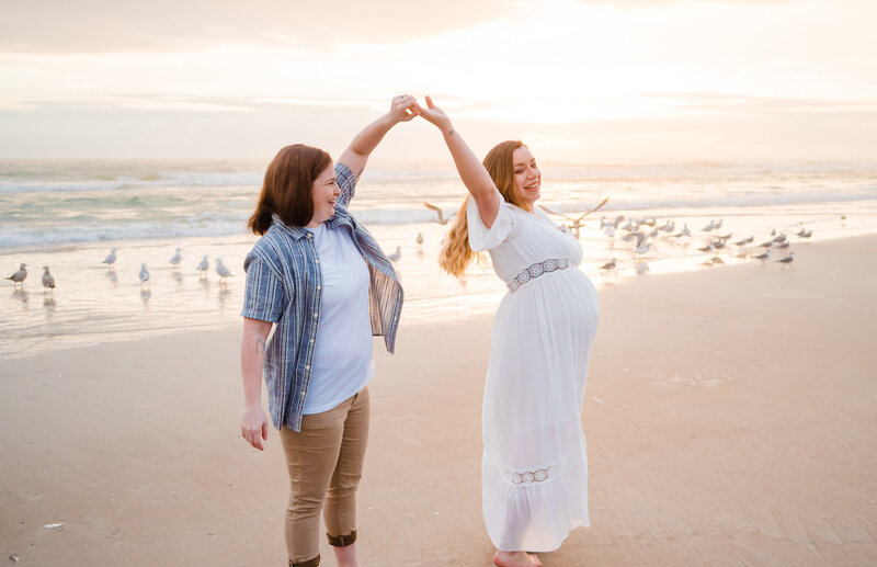 Gabby Darling Photography Family and Maternity gallery  New Smyrna Beach golden hour maternity photos