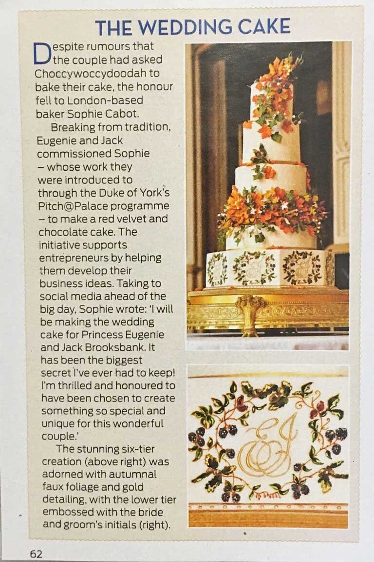 Magazine Article titled "The Wedding Cake"