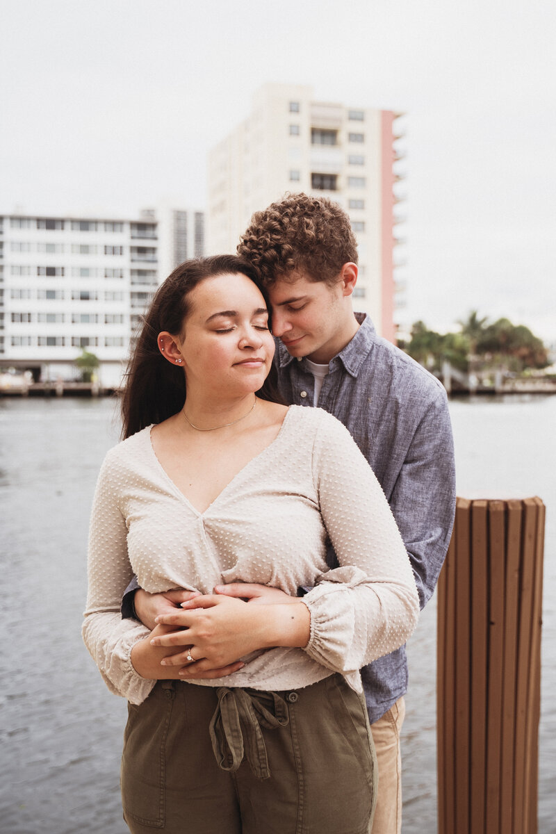In-Home-Backyard-Downtown-Fort-Lauderdale-Miami-Florida-Waterfront-Engagement-Photos-Ashleigh-Ahern-Photography (1)
