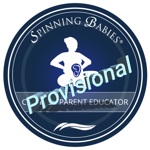 Spinning Babies Certified parent educator badge for childbirth education