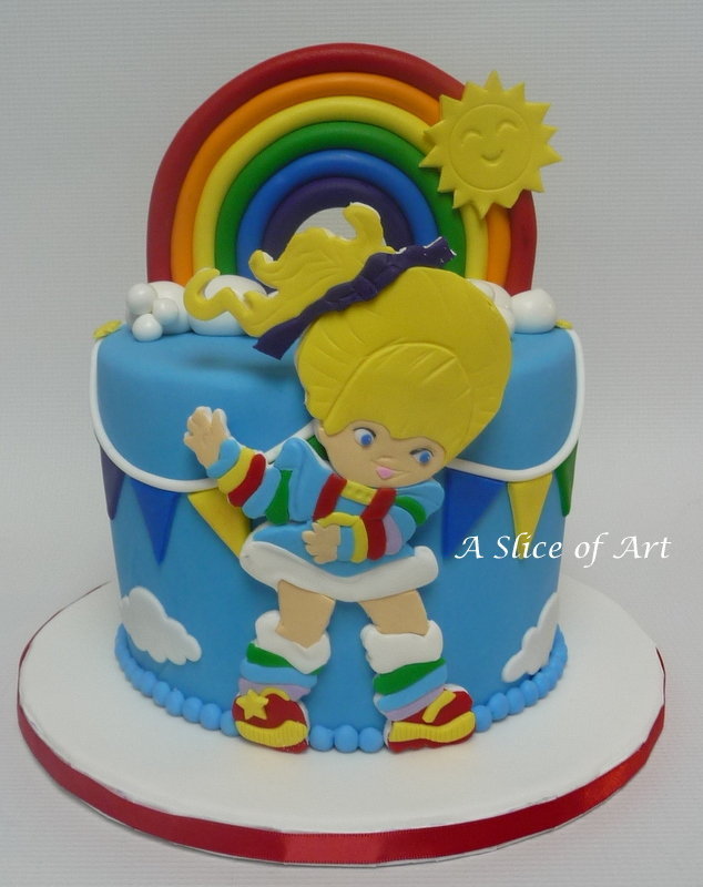 rainbow bright cake