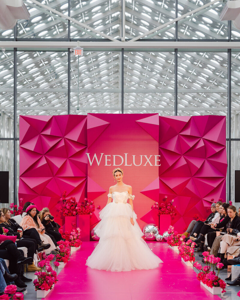 Andrew Kwon Gowns at WedLuxe Show 2023 Runway pics by @Purpletreephotography 12