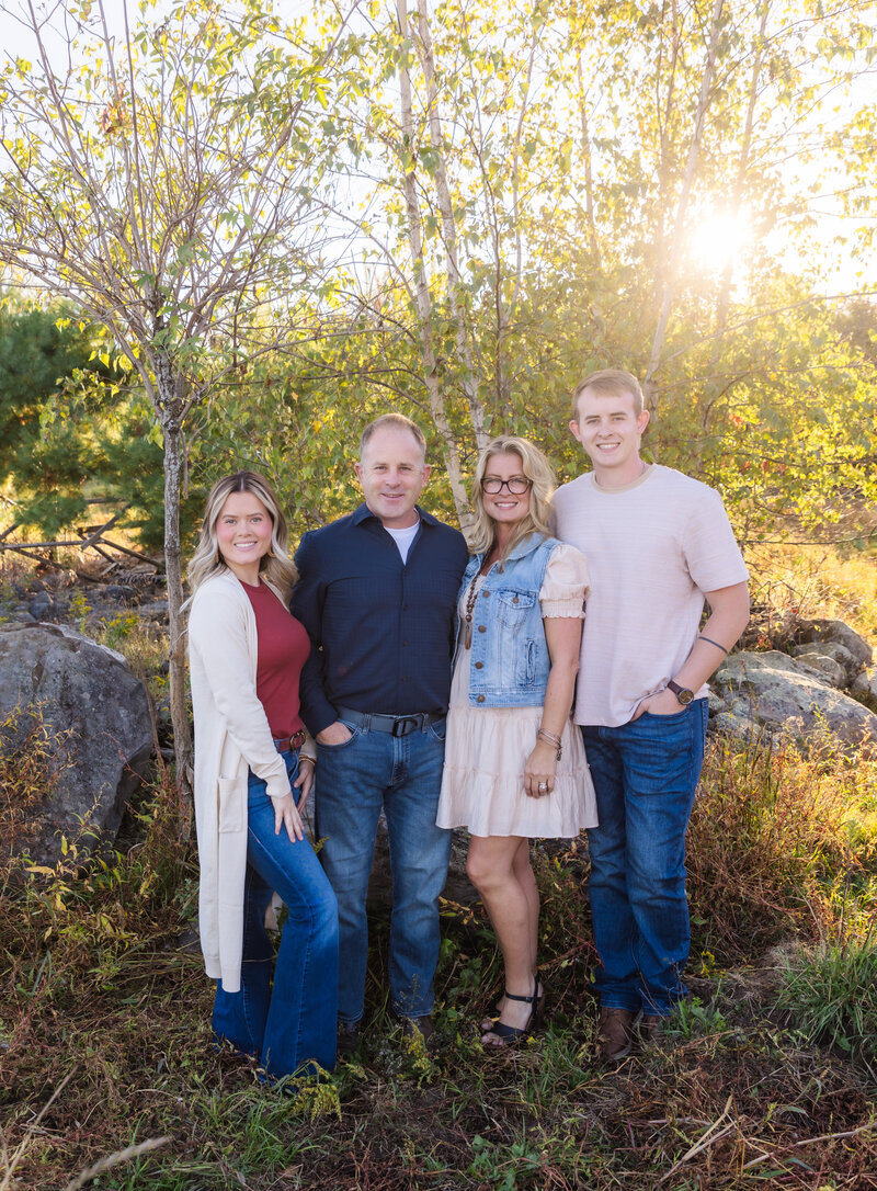 Family photo of the Blacks, founders and owners of Earth Keeper Cannabis.